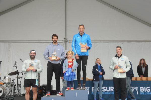 Chris receives an age group award