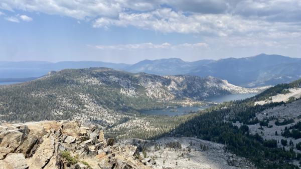 Looking at Echo Lakes from Ralston