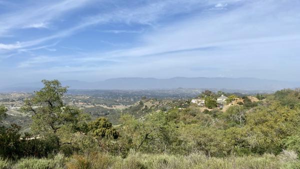 Palomar Mountain, viewed from the south