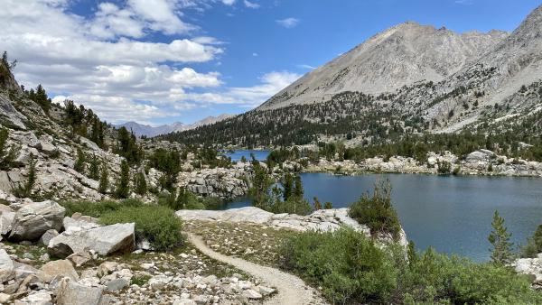 A stunning alpine lake